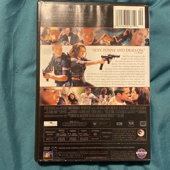 Mr. and Mrs. Smith (DVD, 2009, Widescreen) - Picture 2 of 6